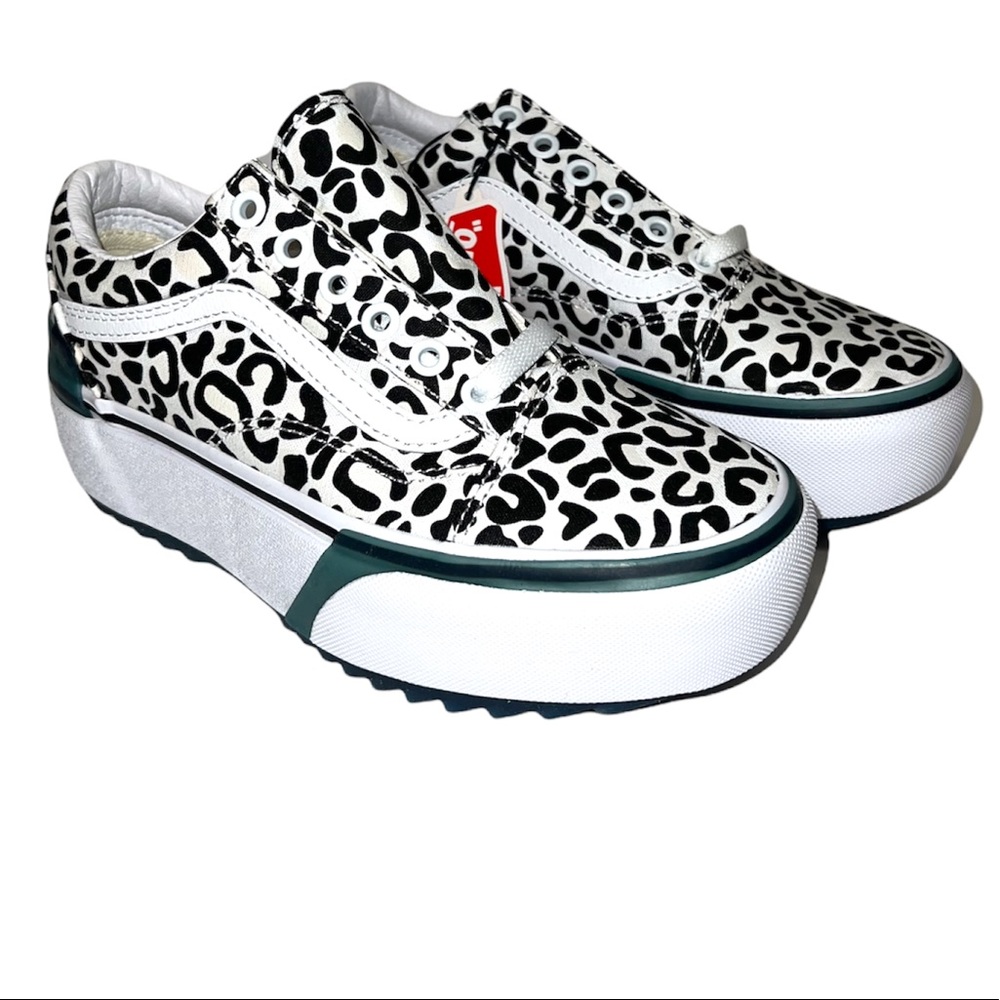 Vans Old Skool Stacked Leopard Print UV Ink